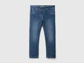 Jeggings Eco-Recycle de algodón mixto elástico